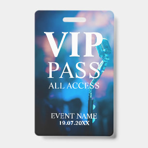 Badge Code QR VIP personnalisé Réservation d'événement B