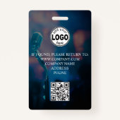 Badge Code QR VIP personnalisé Réservation d'événement B (Dos)