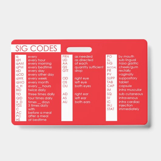 Badge Code sig (Avant)