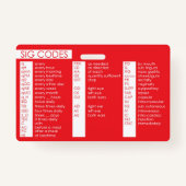 Badge Code sig (Devant)