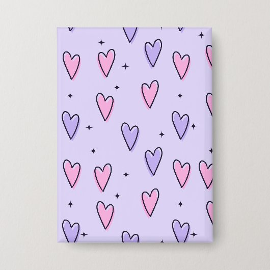 Badge coeur bleu (Recto)