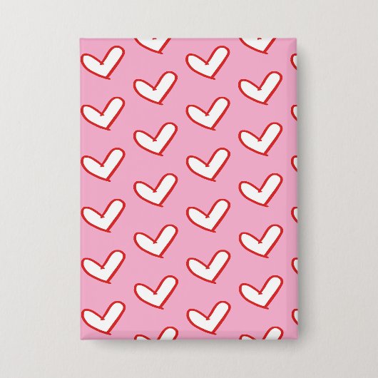 Badge Coeurs Porte - clé avec "amour" (Recto)
