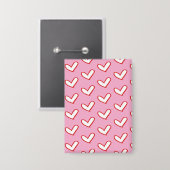 Badge Coeurs Porte - clé avec "amour" (Recto/Verso)