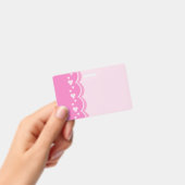 Badge Coeurs roses (Manuel / portable)