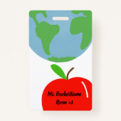 Badge Col infirmière personnalisé (Dos)