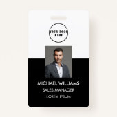 Badge Collaborateur Carte d'identité (Devant)