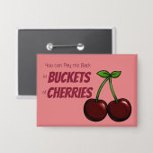 Badge Collection de fruits de cerise (Recto/Verso)