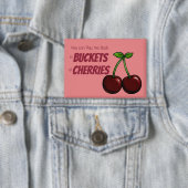Badge Collection de fruits de cerise (Insitu)