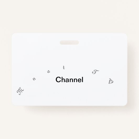 Badge Collection d'invitations de chaînes TV Mnat (Devant)