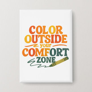 Badge Coloriez en dehors de votre zone de confort