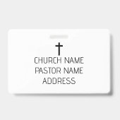 Badge Comment Puis-Je Prier Pour VOUS ? chrétien (Dos)