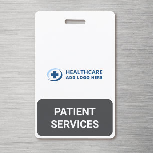 Badge Compagnon des services aux patients en réception d