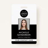 Badge Company Logo Staff Barcode Employee Photo ID (Devant)