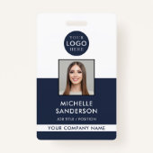 Badge Company Logo Staff Barcode Employee Photo ID (Devant)