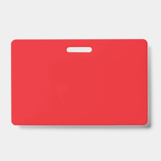 Badge « Composition plane d'espace de travail rouge mini (Avant)