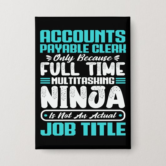 Badge Comptabilité Payable Clé Titre de l'emploi Compéte (Recto)