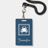 Badge Conception aquatique (Arrière avec lanière)