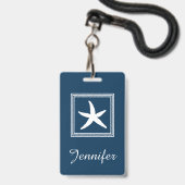 Badge Conception aquatique (Front with Lanyard)