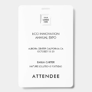 Badge Conception d'accès aux événements de la programmat