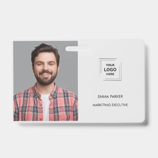 Badge Conception d'accès d'identité d'entreprise (Avant)