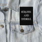 Badge Conception de citation gothique étrange et inhabit (Insitu)