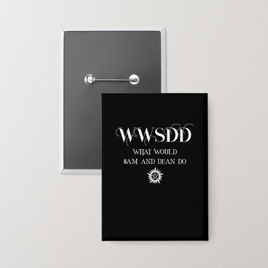 Badge Conception de citation WWSDD avec symbole de solei (Recto/Verso)