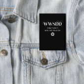 Badge Conception de citation WWSDD avec symbole de solei (Insitu)