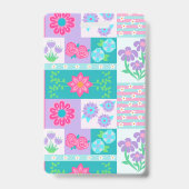 Badge Conception de fleurs vibrantes en fleurs (Arrière)