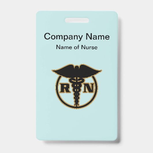 Badge Conception de logo d'infirmière médicale (Avant)