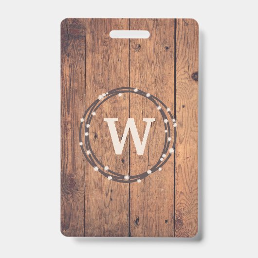 Badge Conception de monogramme (Avant)