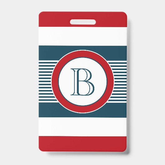 Badge Conception de monogramme (Avant)