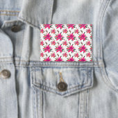 Badge Conception de motif floral Fleurs roses (Insitu)