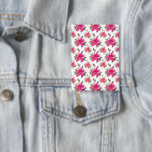Badge Conception de motif floral Fleurs roses (Insitu)