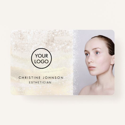 Badge ・conception de parties scintillant fausse (Devant)