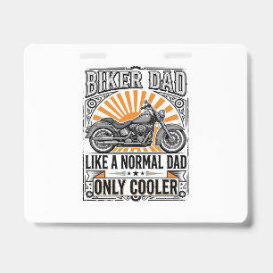 Badge Conception de vecteur de moto vintage de papa mota