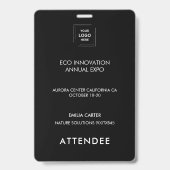 Badge Conception d'identité d'accès au programme de conf (Avant)