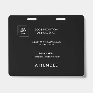 Badge Conception d'identité d'accès pour exposants noirs