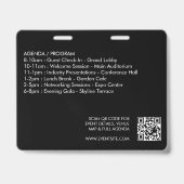 Badge Conception d'identité d'accès pour exposants noirs (Arrière)