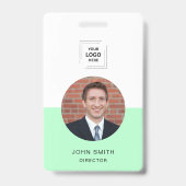 Badge Conception d'identité d'accès pour le personnel av (Avant)