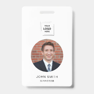 Badge Conception d'identité d'employé de QR personnalisé