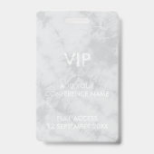 Badge Conception d'identité d'événement de festival VIP (Arrière)