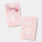Badge Conception esthétique d'anatomie rose pour étudian (Avant & arrière)