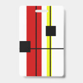 Badge Conception géométrique (Arrière)