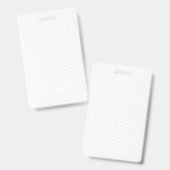 Badge conception horizontale Thirty Nine (Avant & arrière)