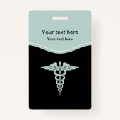 Badge Conception Médicale des symboles Caduceus (Dos)