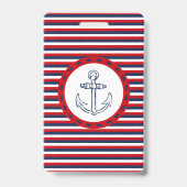 Badge Conception nautique (Arrière)
