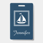 Badge Conception nautique (Arrière)