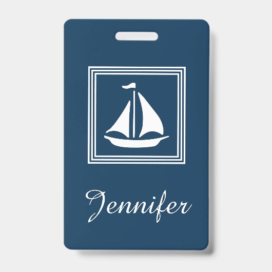 Badge Conception nautique (Avant)