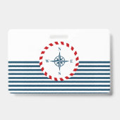 Badge Conception nautique (Arrière)
