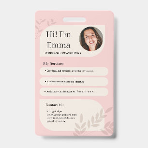 Badge Conception professionnelle de doula post-partum ro